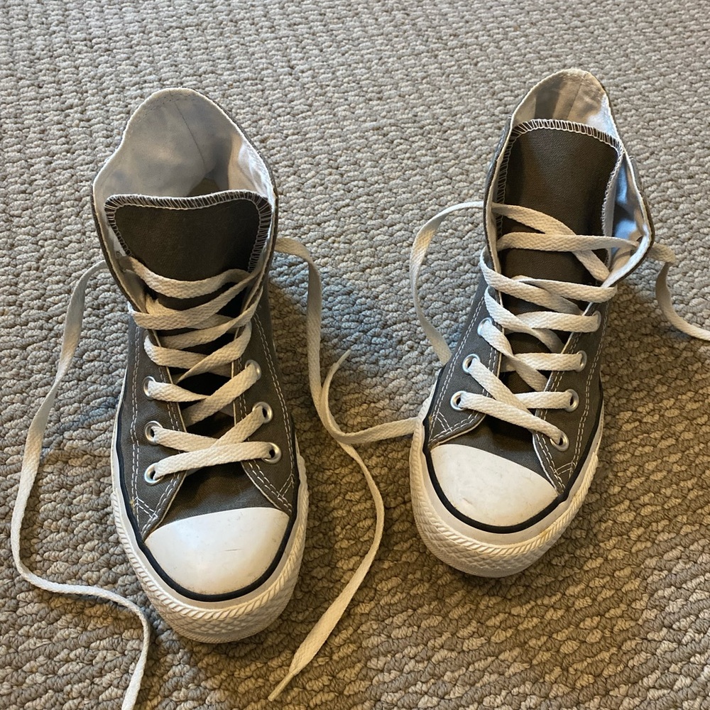 Converse All Star High-Top Sneakers - Gray